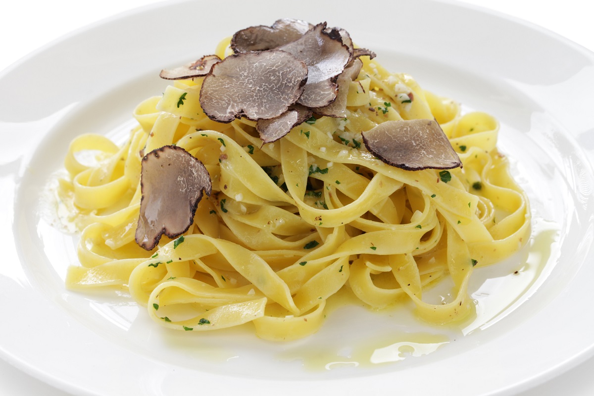 Le tagliatelle vegan al tartufo per il pranzo di Natale