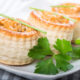 Vol-au-vent alla crema di zucca.