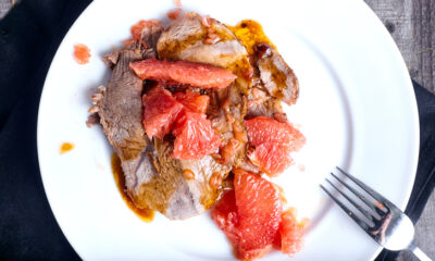 Scaloppine al pompelmo rosa