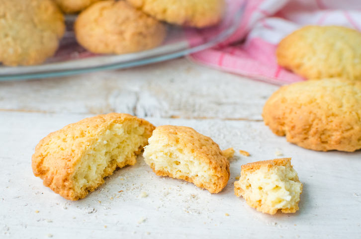 I biscotti con farina di riso e cocco da preparare in poche mosse