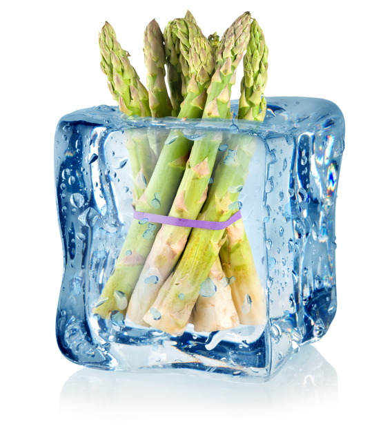 La cottura degli asparagi congelati