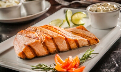 Trancio di salmone alla griglia