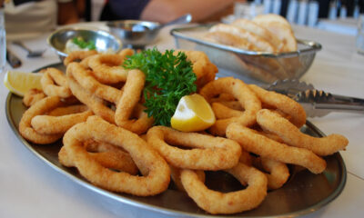 anelli di calamari al forno