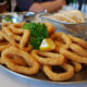 anelli di calamari al forno