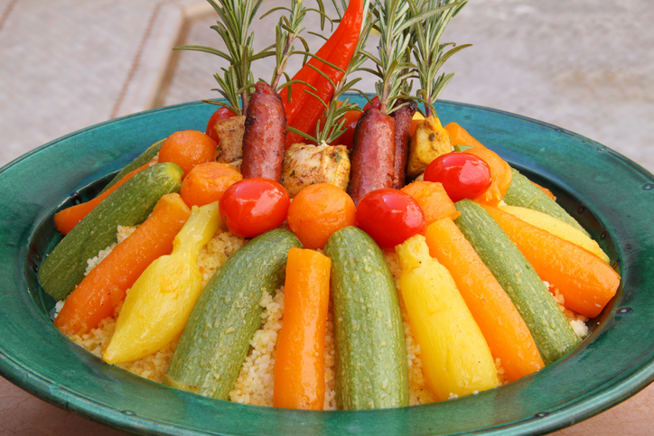 La ricetta del cous cous piccante alle verdure, piatto unico marocchino