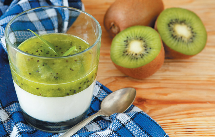 La salsa al kiwi per panna cotta con la ricetta semplice