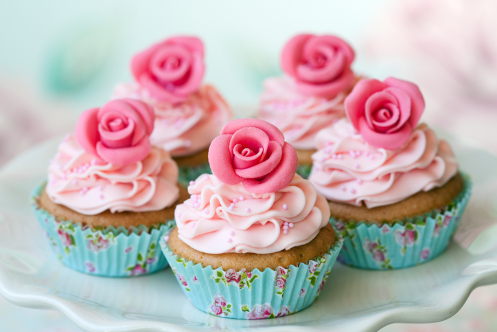 I cupcake con le rose per la Festa della mamma