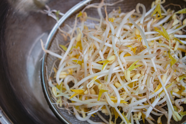 I germogli di soia saltati in padella con verdure per un contorno sano e gustoso