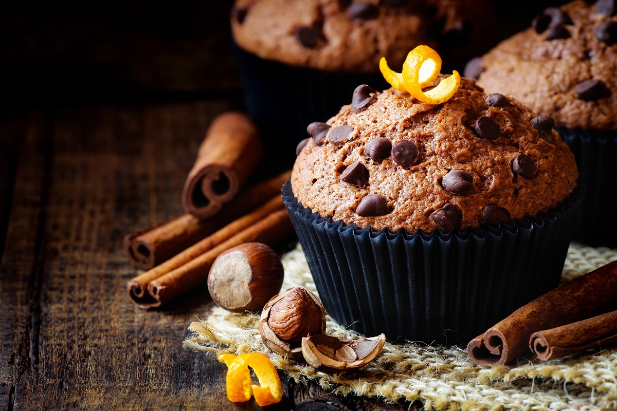 I muffin con corn flakes e cioccolato con la ricetta semplice