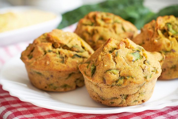 I muffin rucola e parmigiano perfetti per un pic nic