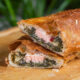 Trancio di salmone in crosta