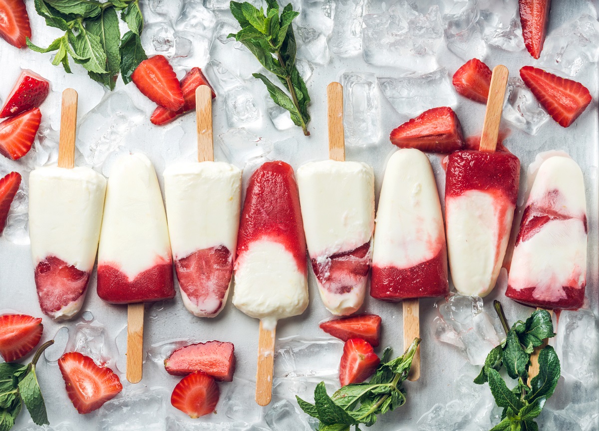 La ricetta dei ghiaccioli allo yogurt senza zucchero per chi è a dieta