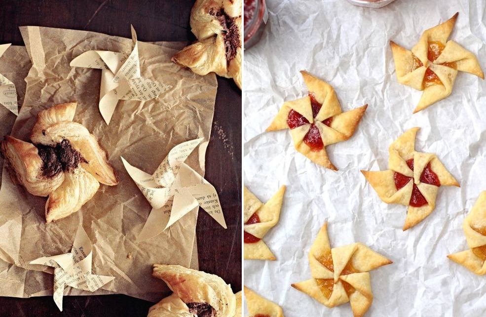 Come fare le girandole di sfoglia dolci per la merenda