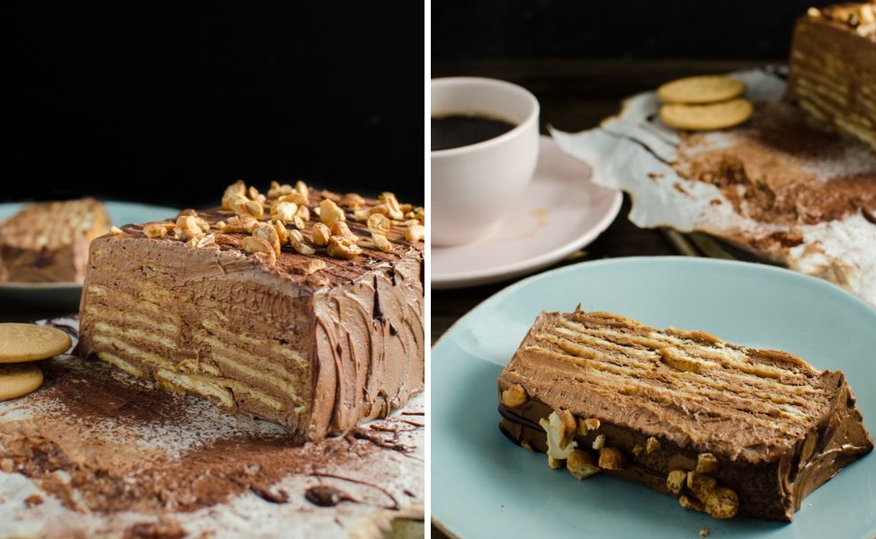 Mattonella di biscotti, un dolce buono e senza cottura