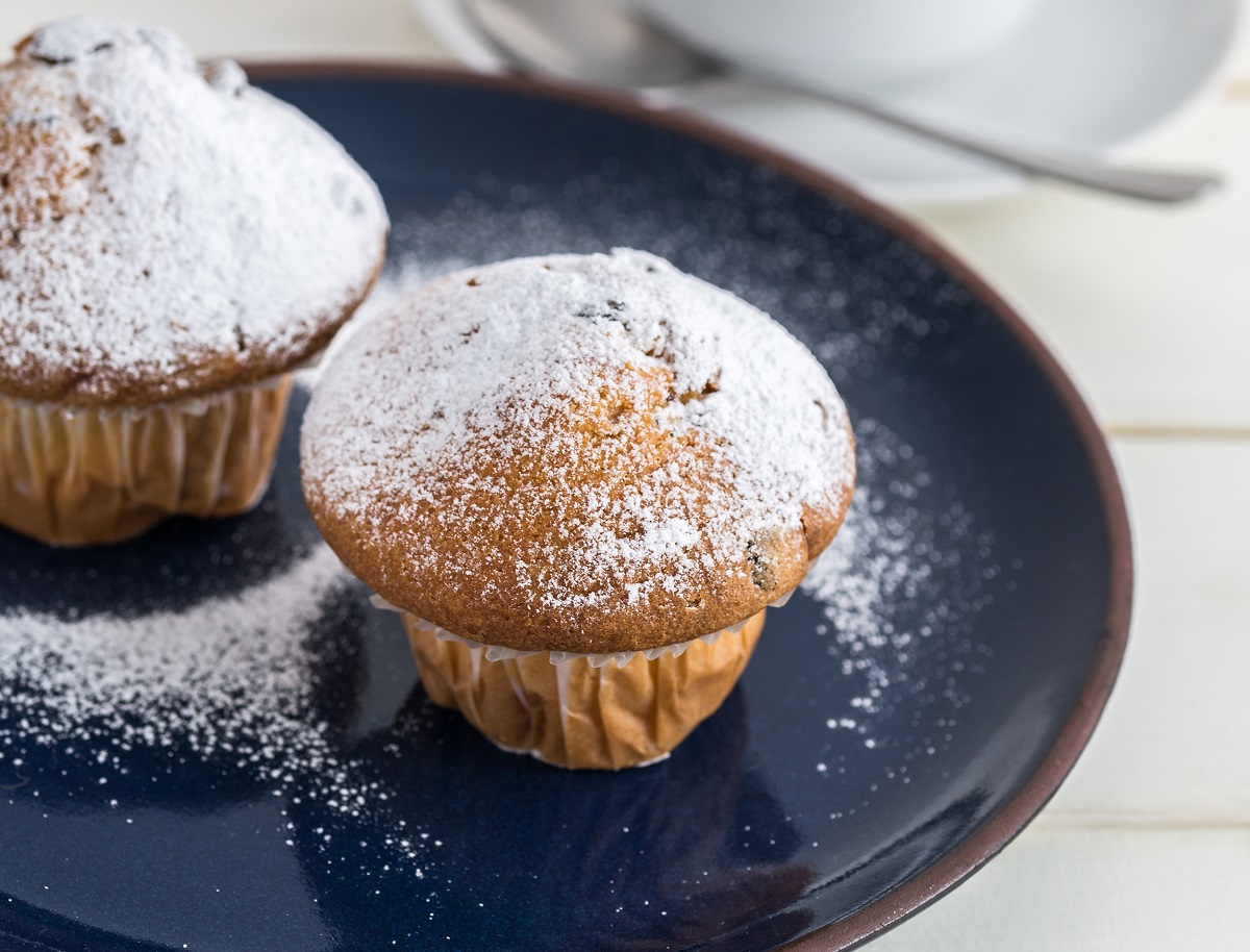 I muffin light con farina integrale e yogurt, la ricetta