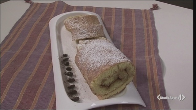 La video ricetta del rotolo con crema al caffè