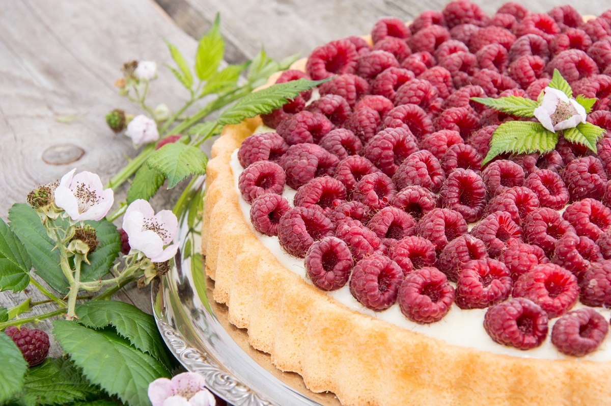 Torta di lamponi, la ricetta facile