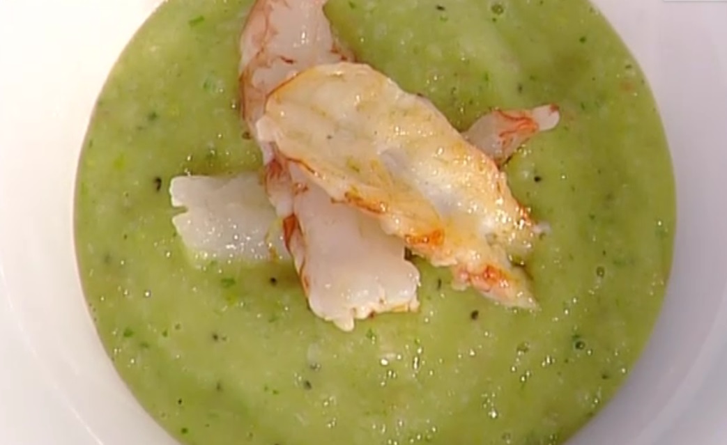 Gazpacho al kiwi con pomodorini e gamberi: la video ricetta della Prova del Cuoco