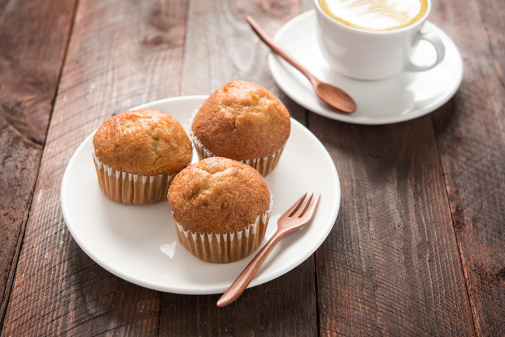 I muffin cocco e banana con la ricetta veloce