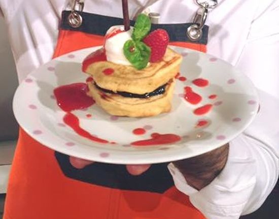 Pancakes espressi con lamponi e gelato della Prova del Cuoco: la video ricetta
