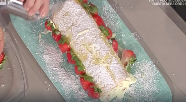 La video ricetta del rollè di pan di spagna della Prova del Cuoco