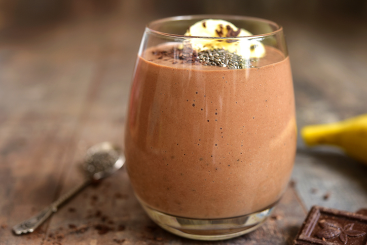 La mousse di banana e cioccolato con la ricetta per il Bimby