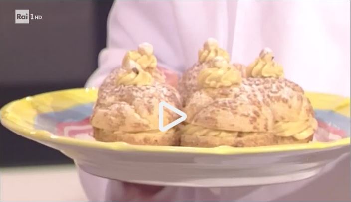La video ricetta del paris brest della Prova del cuoco