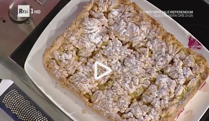 La video ricetta dei quadrotti di mele della Prova del Cuoco