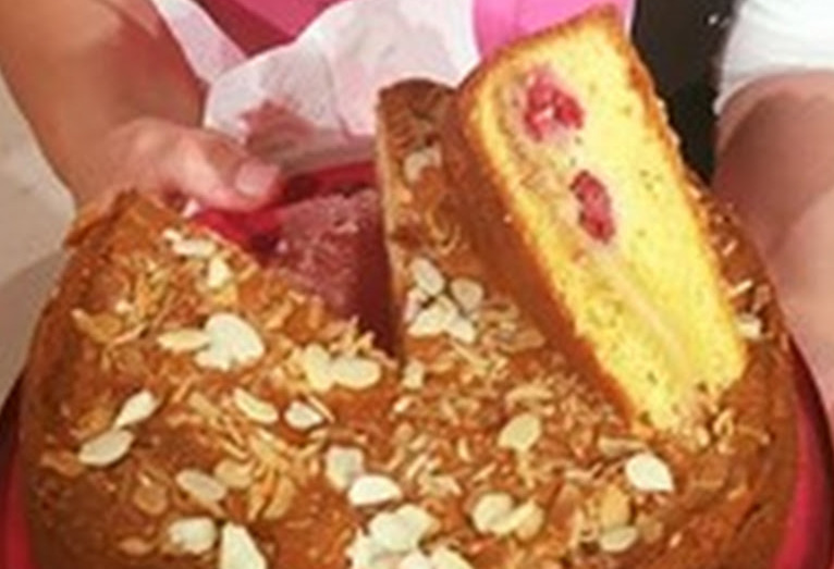 La torta di lamponi e mandorle con la video ricetta della Prova del Cuoco