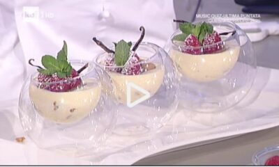 La video ricetta della bavarese alla vaniglia al lime della Prova del Cuoco