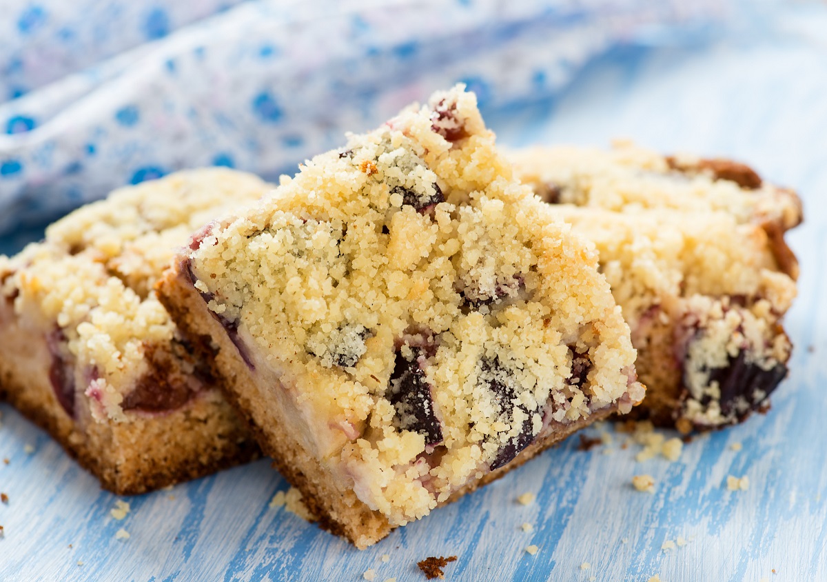 Torta streusel alle prugne, la ricetta