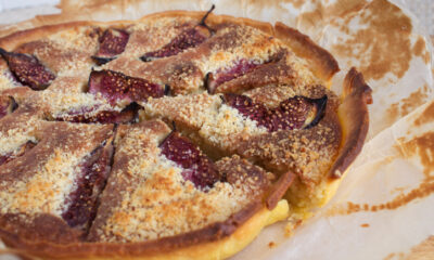 Crostata fichi caramellati senza burro