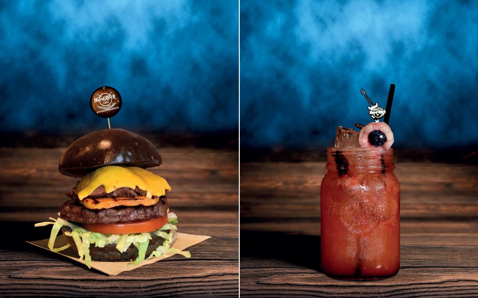 Hard Rock Cafe festeggia Halloween con il Voodoo Burger e il cocktail Evil Eye