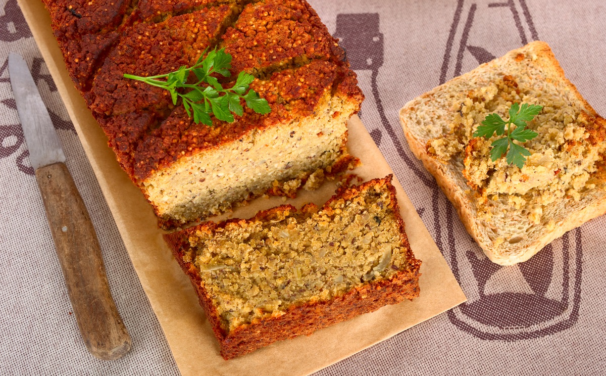 Il polpettone vegano con la ricetta facile e leggera