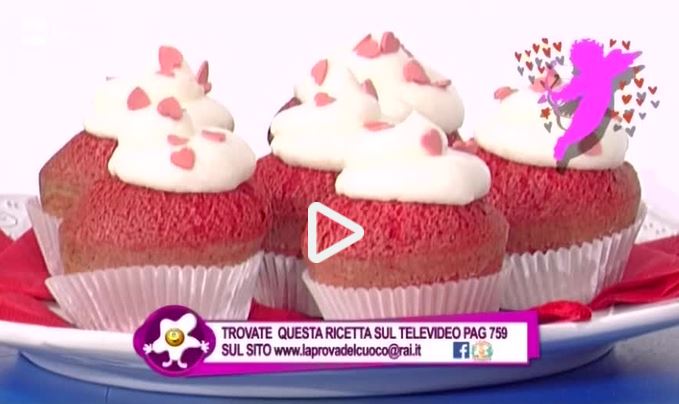 I red velvet cupcake della Prova del Cuoco: ecco la video ricetta