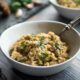 risotto con birra e salsiccia