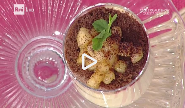 La video ricetta del tiramisù alle pere, cacao nero e bianco e nocciole della Prova del Cuoco