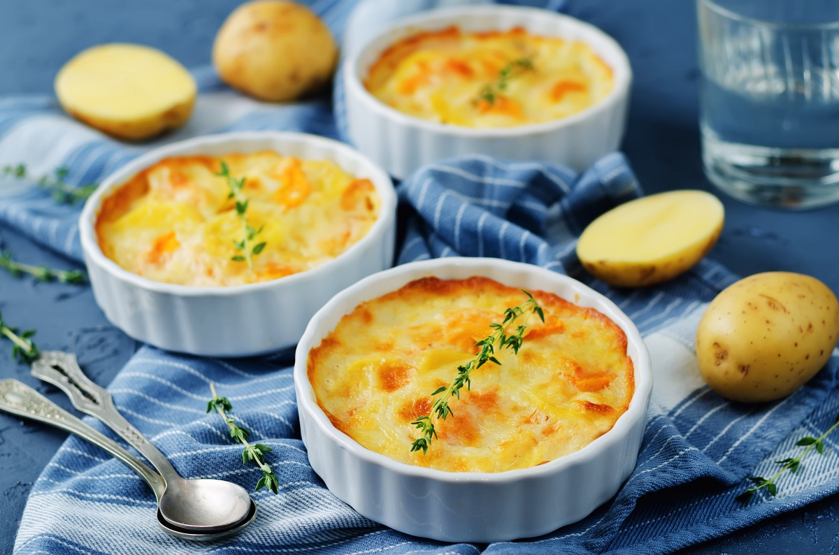 Il tortino con zucca, patate e provola con la ricetta facile e gustosa