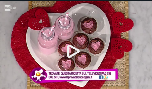 Cupcake dal cuore rosa: la video ricetta della Prova del Cuoco