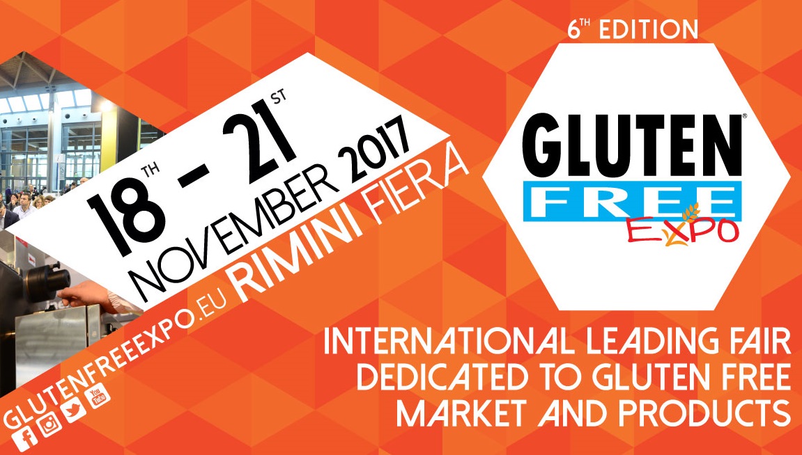 Gluten Free Expo, dal 18 al 21 novembre 2017 a Rimini