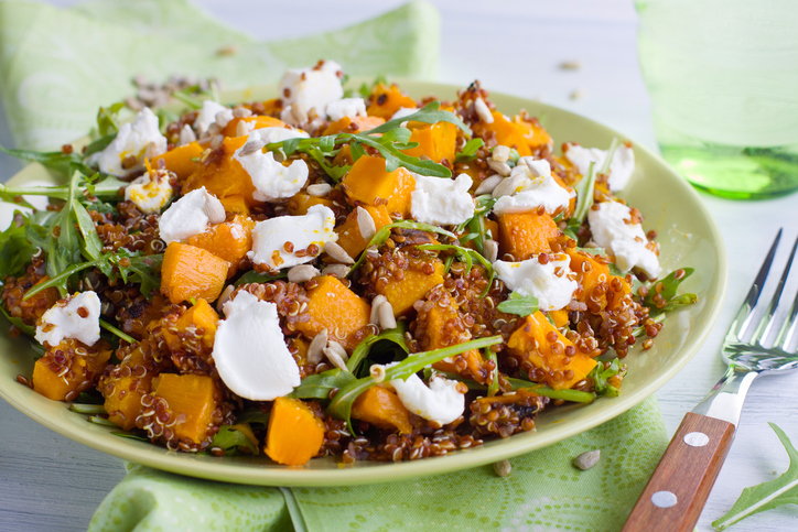 Quinoa con zucca e feta, la ricetta gustosa