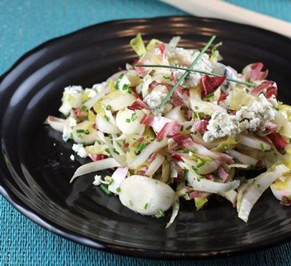 La ricetta dell’insalata di indivia mele e melograno