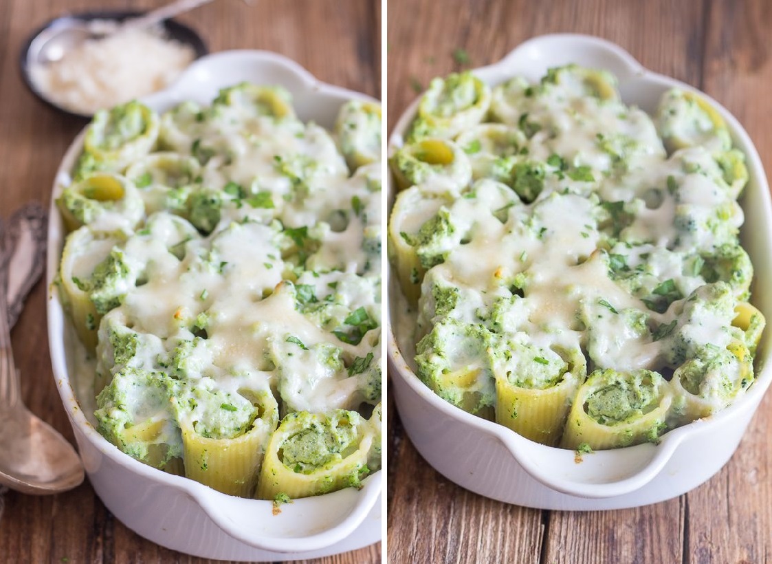 I paccheri ripieni di ricotta e spinaci per il pranzo di Natale