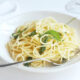 Spaghetti topinambur e zenzero