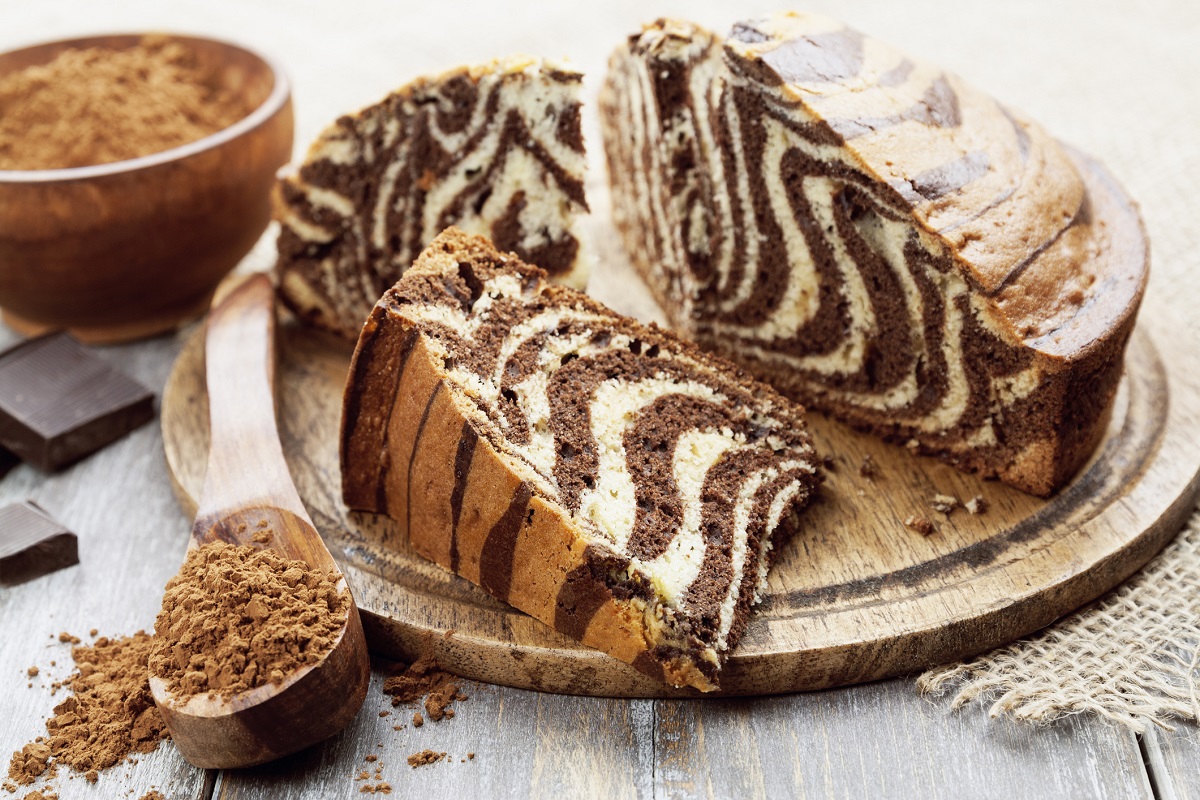 La ricetta della zebra cake da fare con il Bimby