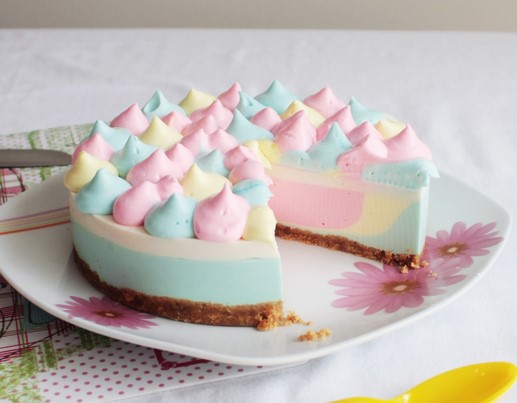 Cheesecake arcobaleno, la ricetta per farla in poche mosse