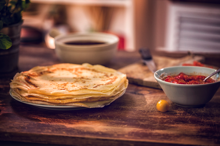 Crepes con farina di soia, la ricetta facile