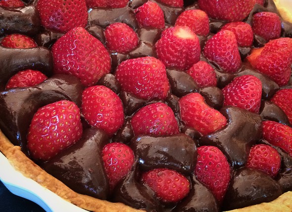 La ricetta della crostata alle fragole e nutella