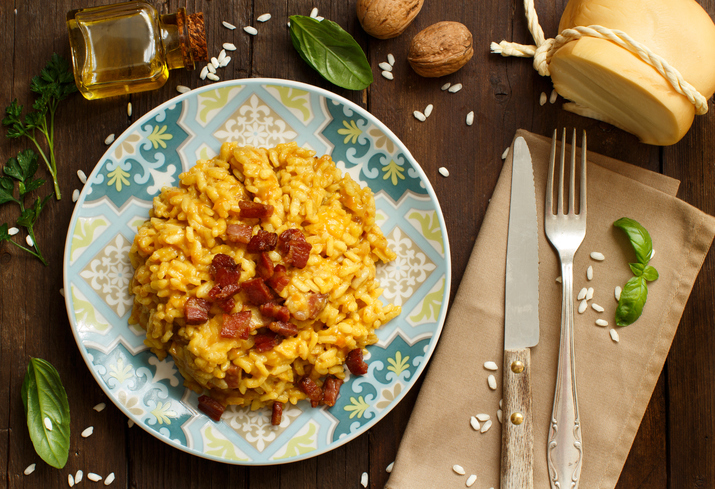 La ricetta del risotto al ciauscolo per un primo gustoso