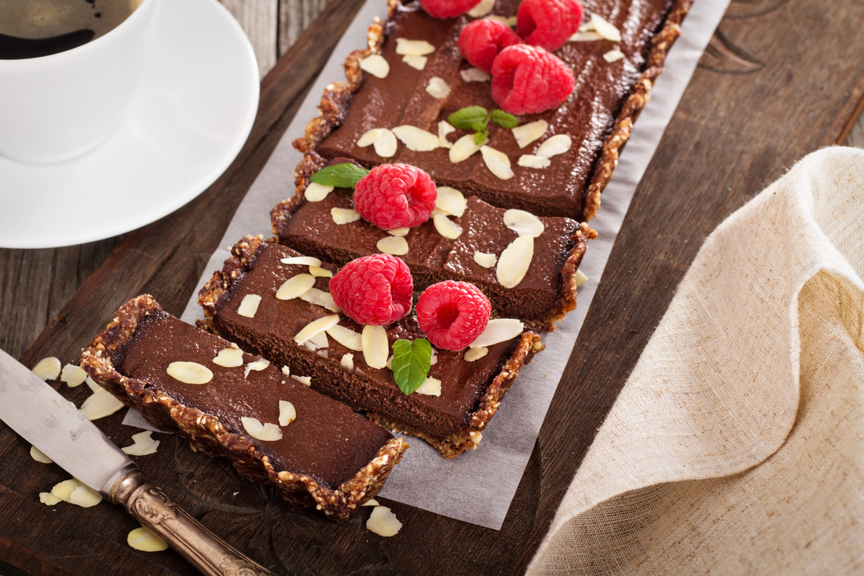 Crostata con lamponi e cioccolato, la ricetta